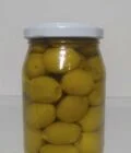 Limonlu Zeytin Limon Dolgulu Ayvalık Yeşil Zeytin 660 cc Cam Kavanoz