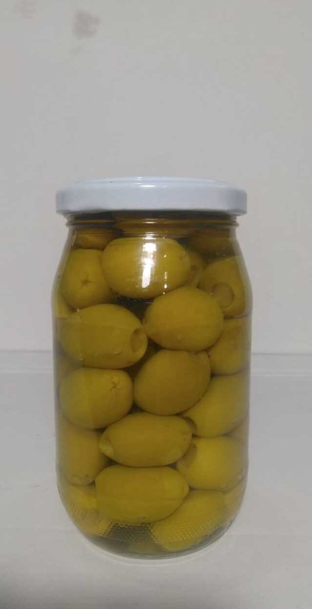 Limonlu Zeytin Limon Dolgulu Ayvalık Yeşil Zeytin 660 cc Cam Kavanoz