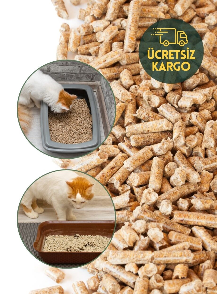 Çam Pelet %100 Doğal Çam Peleti Kedi Kumu 20 lt