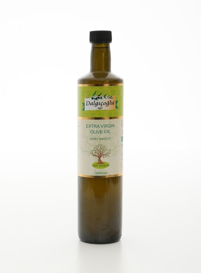 Erken Hasat Soğuk Sıkım Zeytinyağı Filtresiz Siyah Cam Şişe 750 ml