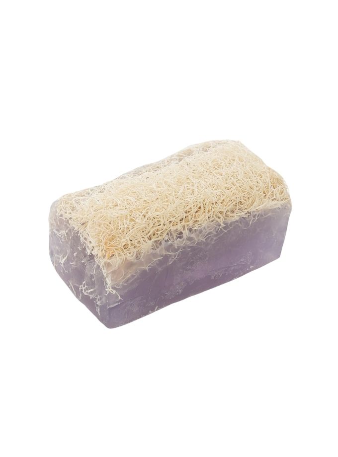 Kabak Lifli Sabun Lavanta ve Kabak Lifli Doğal Sabun 125 gr